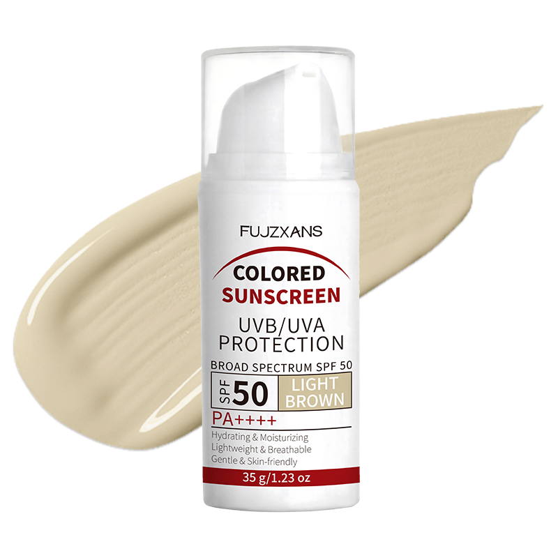 Spf 50 Sunscreen - Light Brown Tinted BB Cream SPF50-Titanium