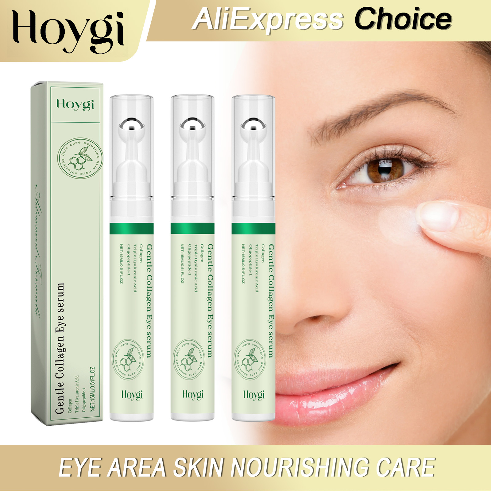 HOYGI Collagen Eye Serum Anti  - Hyaluronic Acid Serum ulasan dan harga