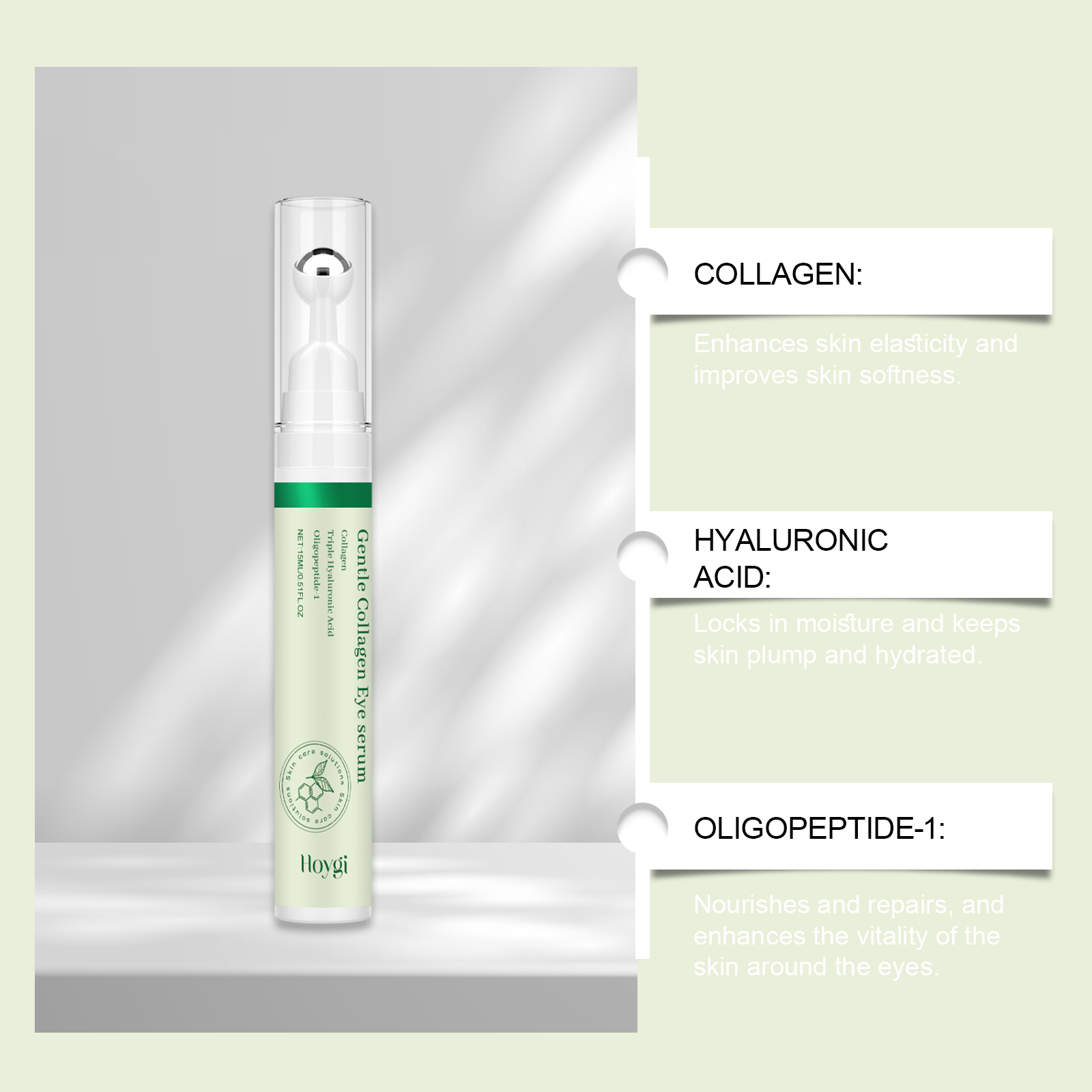 HOYGI Collagen Eye Serum Anti  - Hyaluronic Acid Serum ulasan dan harga