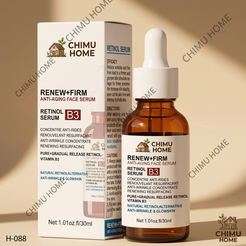 【CHIMU HOME】Retinol B3 Facial  - Hyaluronic Acid Serum ulasan dan harga