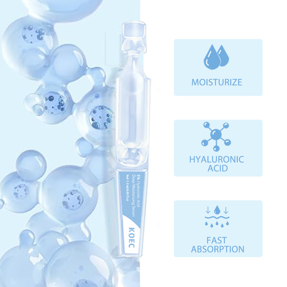 30PCs KOEC 5% Hyaluronic Acid  - Hyaluronic Acid Serum ulasan dan harga