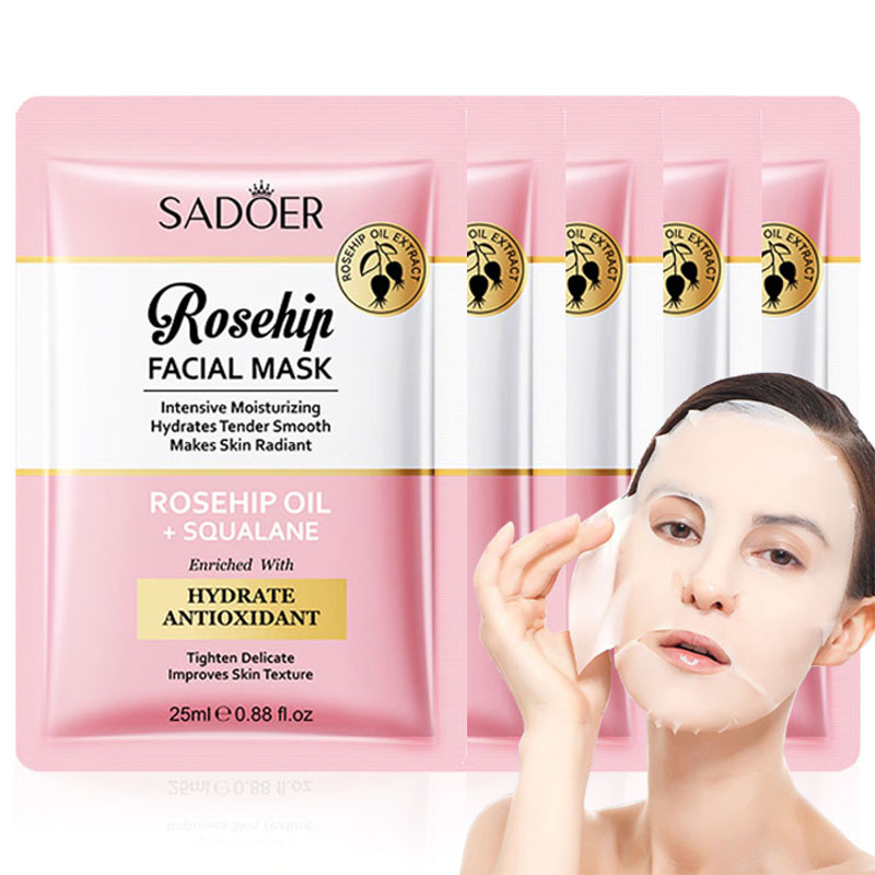 5/10pcs SADOER Rosehip Face Ma - Face Oil Rosehip ulasan dan harga