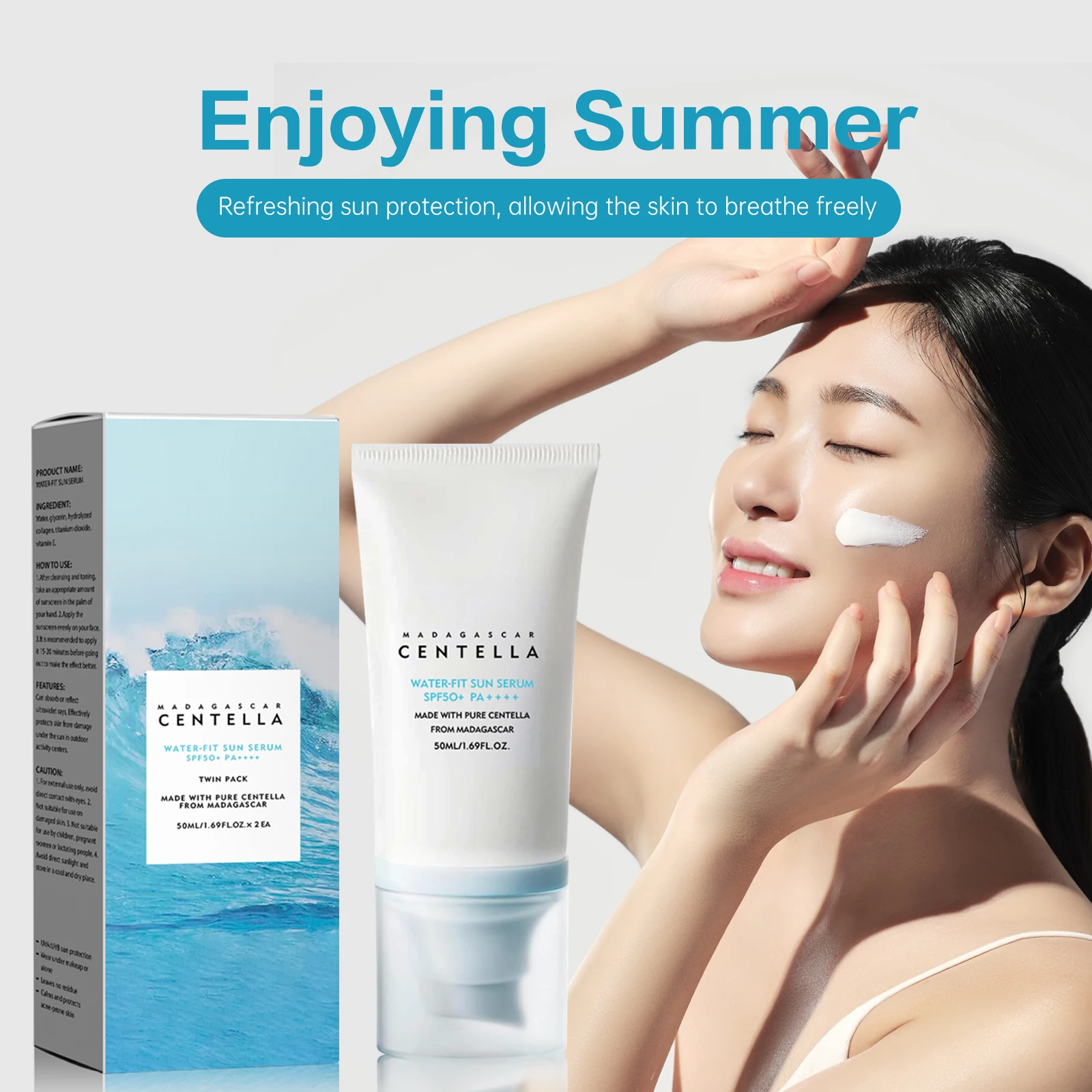 2/1pcs SPF50+ Sunscreen Cream  - Spf 50 Sunscreen ulasan dan harga