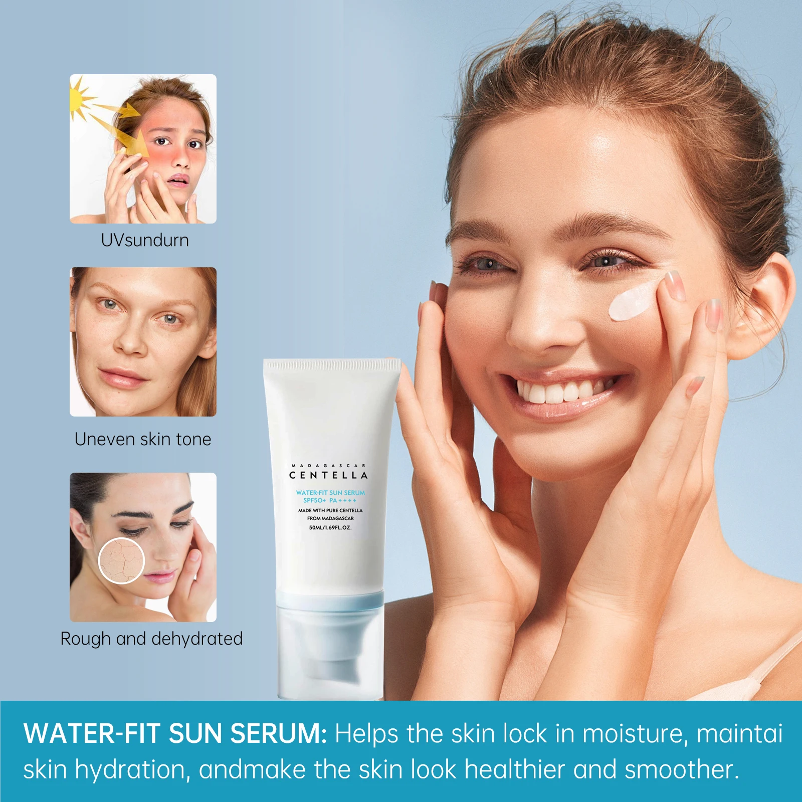 2/1pcs SPF50+ Sunscreen Cream  - Spf 50 Sunscreen ulasan dan harga