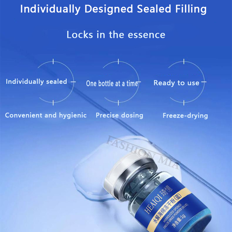 80% Blue Sponge microalgae Kit - Hyaluronic Acid Serum ulasan dan harga